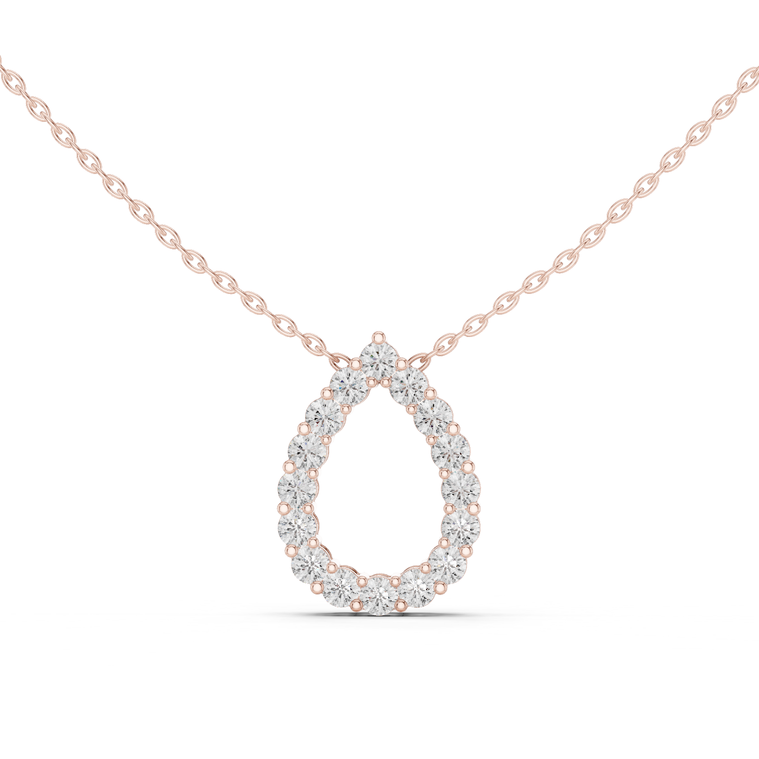 Diamond Teardrop Pendant