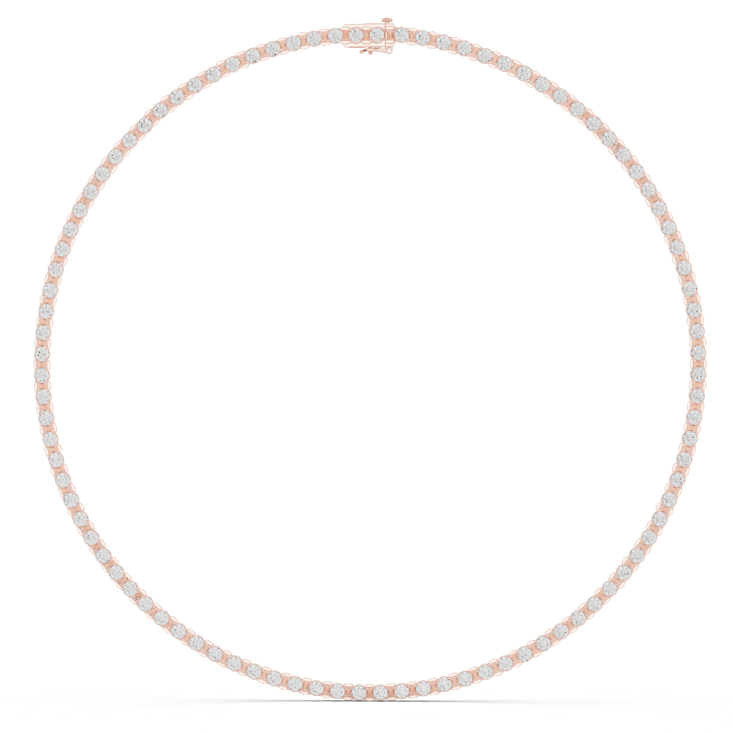Celestial Glow Bezel Necklace