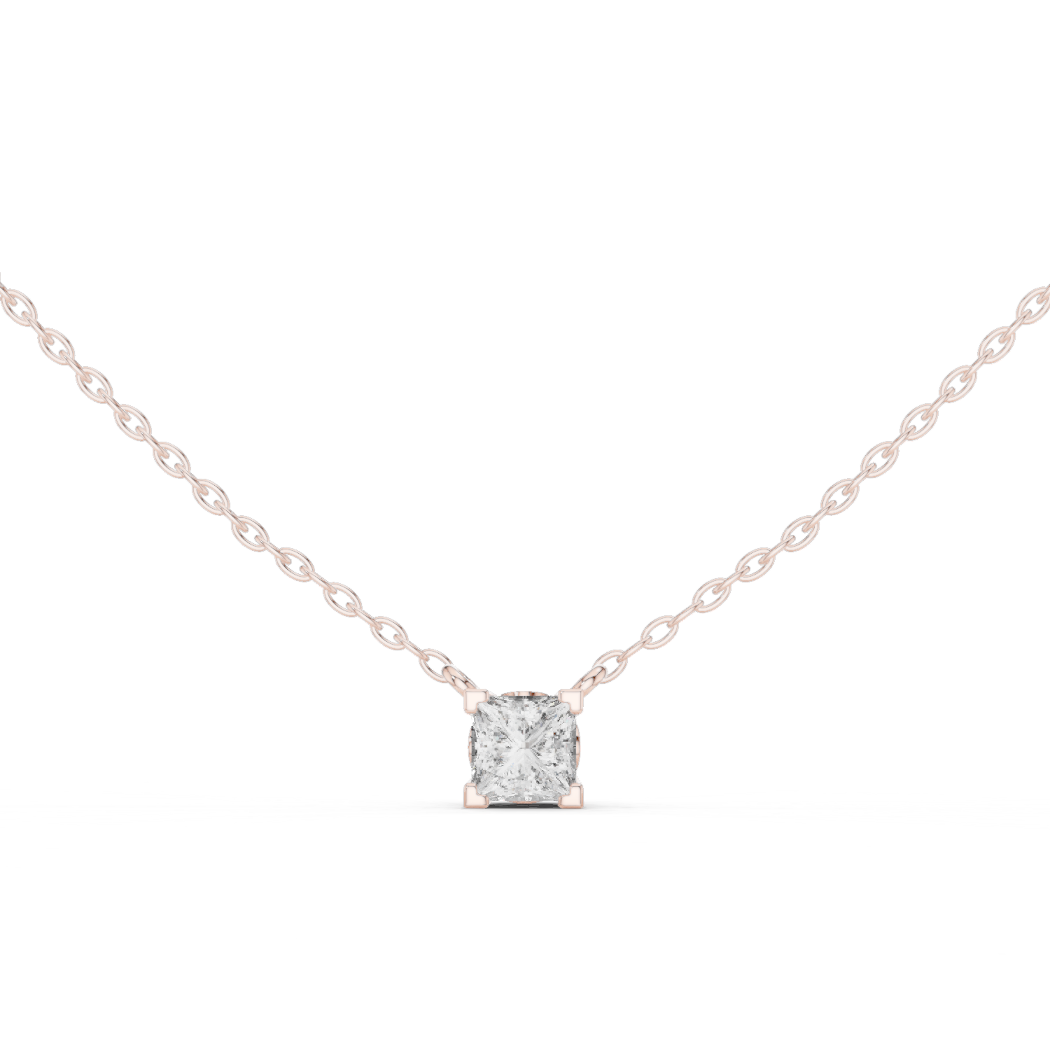 square-cut diamond set