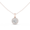 Dazzling Round Diamond Pendant