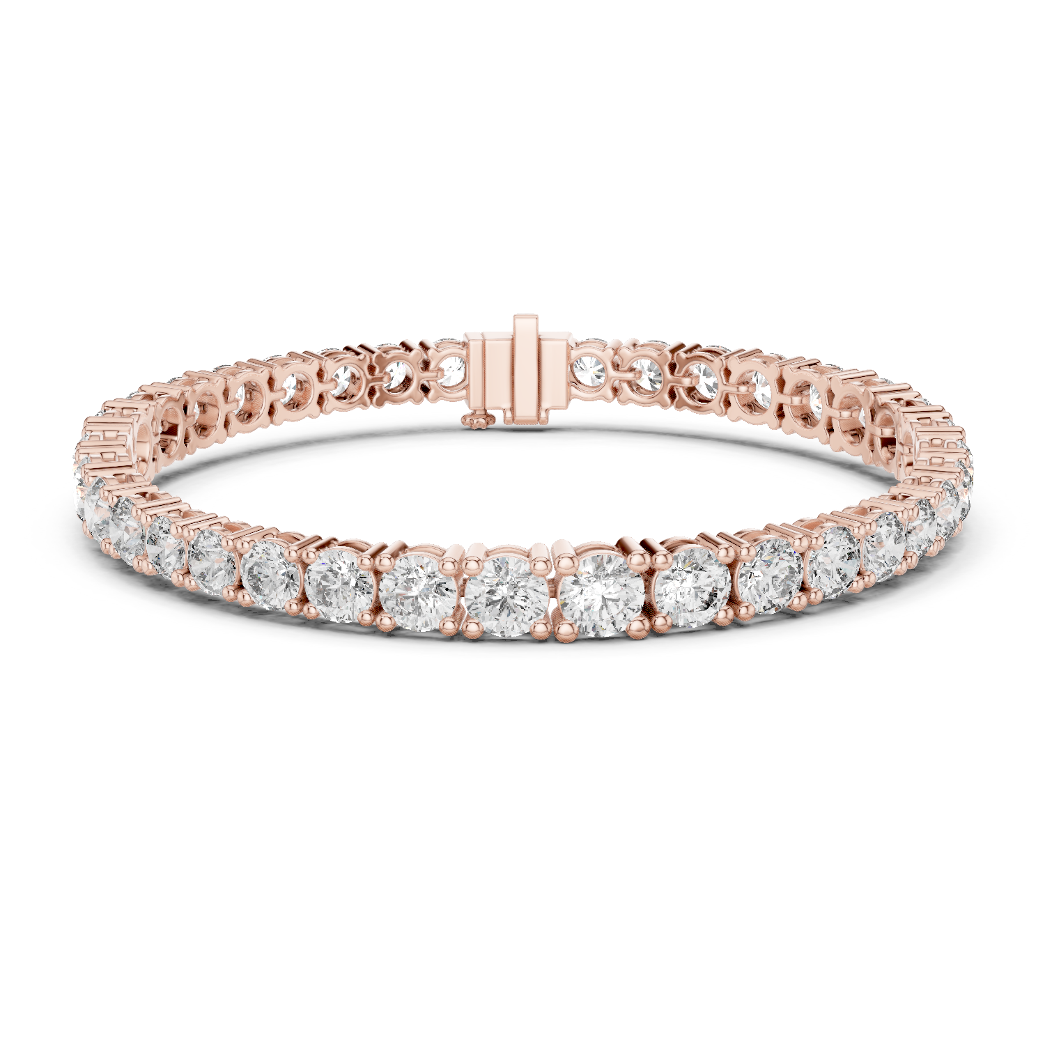 Diamond Tennis Bracelet with Prong Setting