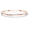 Twisted Diamond Bangle Bracelet