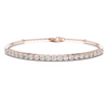 Prong-Set Round Diamond Chain Bracelet