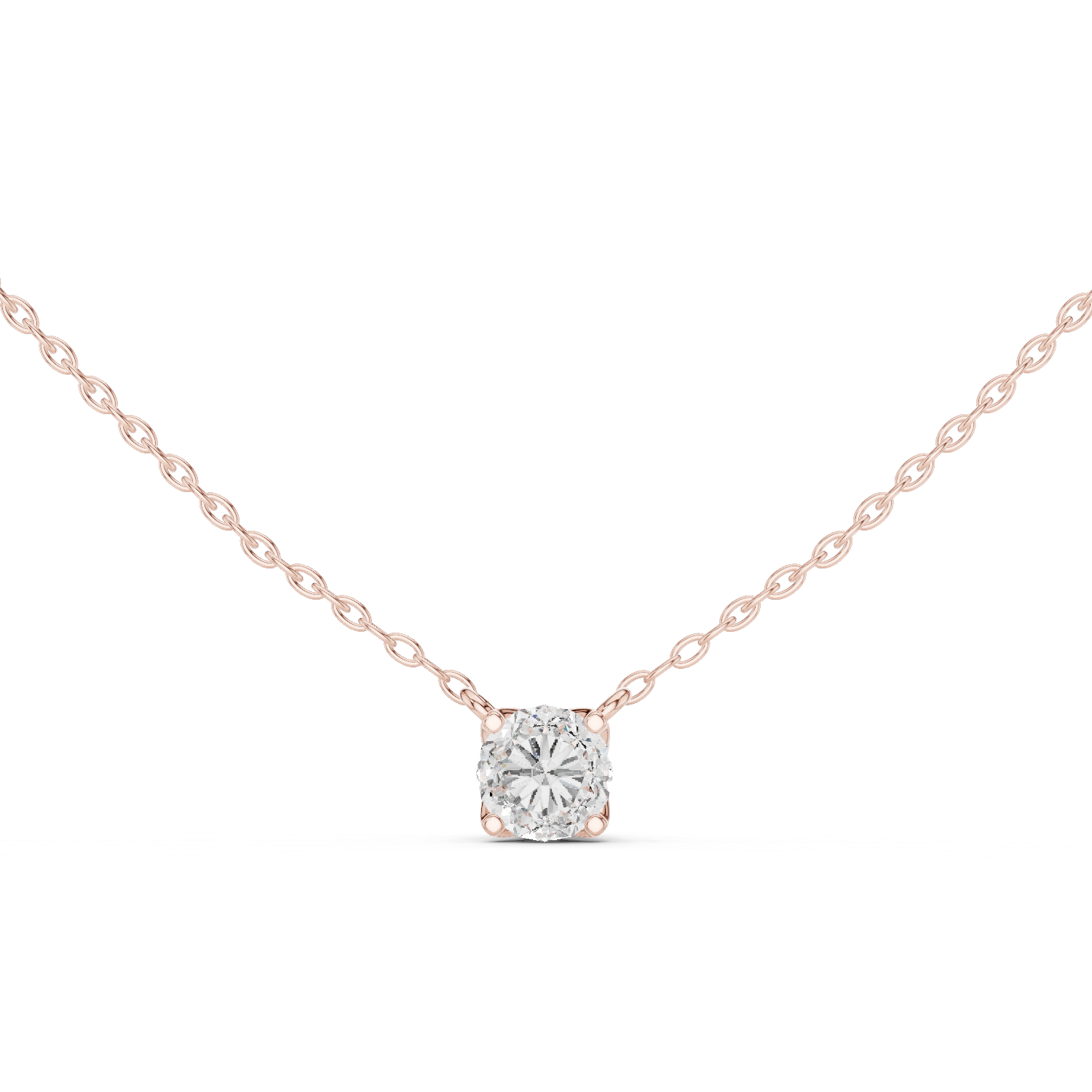 Pendant Featuring a Round Brilliant Diamond