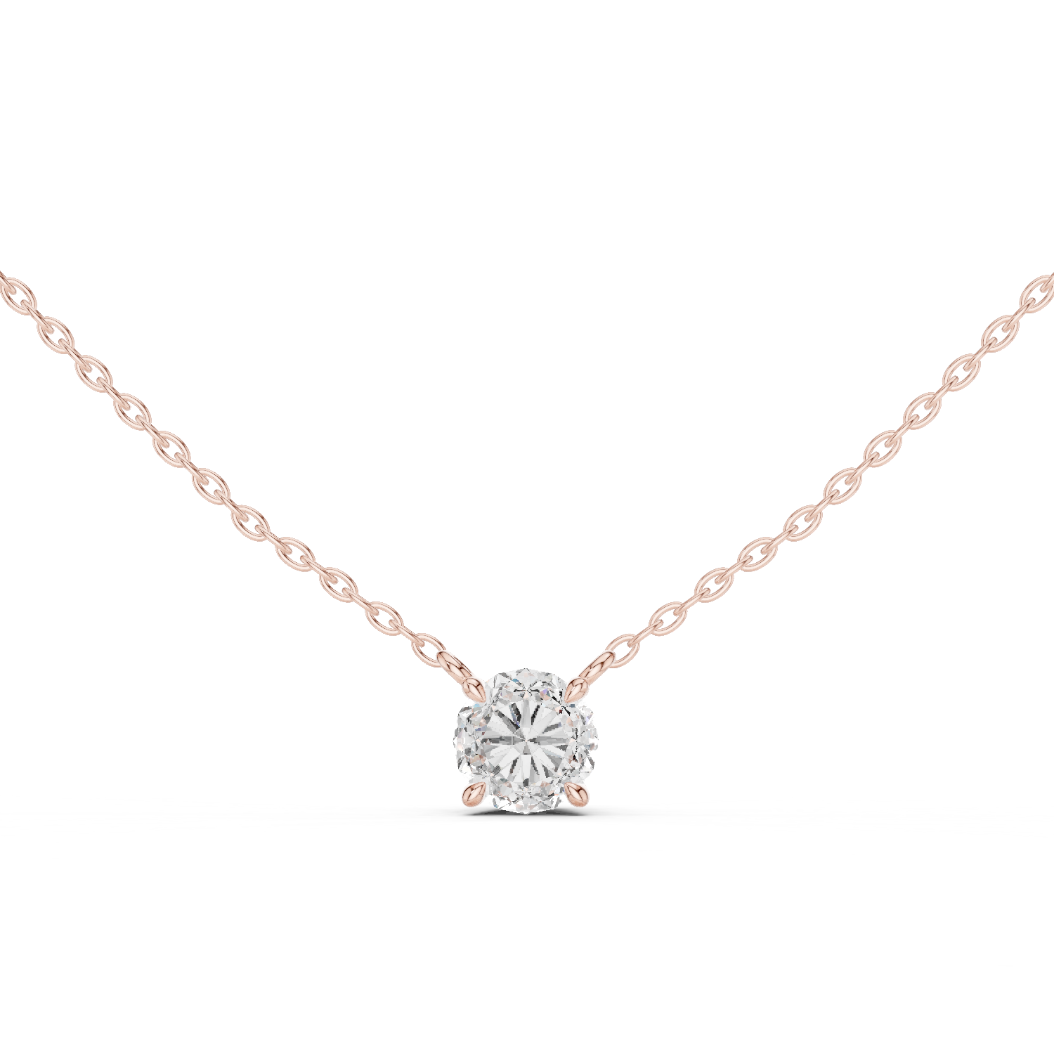 Classic Round Diamond Pendant