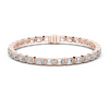 Regal Emerald-Cut Diamond Bracelet