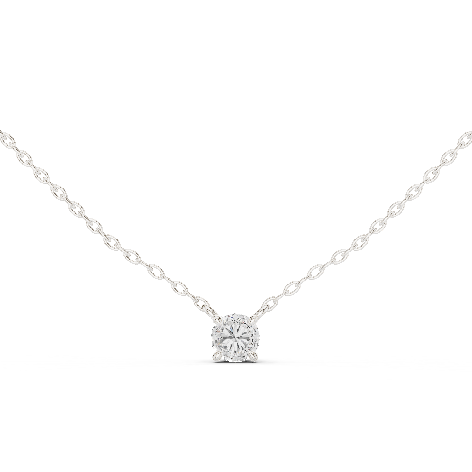 Harmony with a Round Diamond Centerpiece