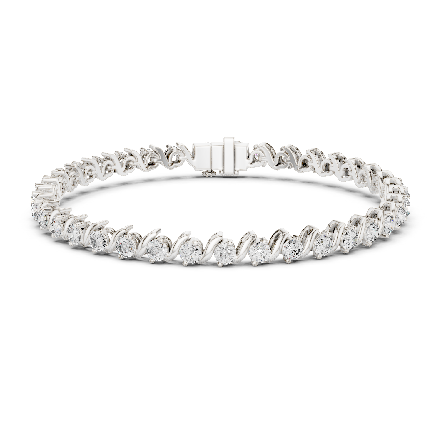 Twilight Twist Diamond Bracelet