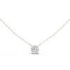 Delicate Round Diamond Pendant