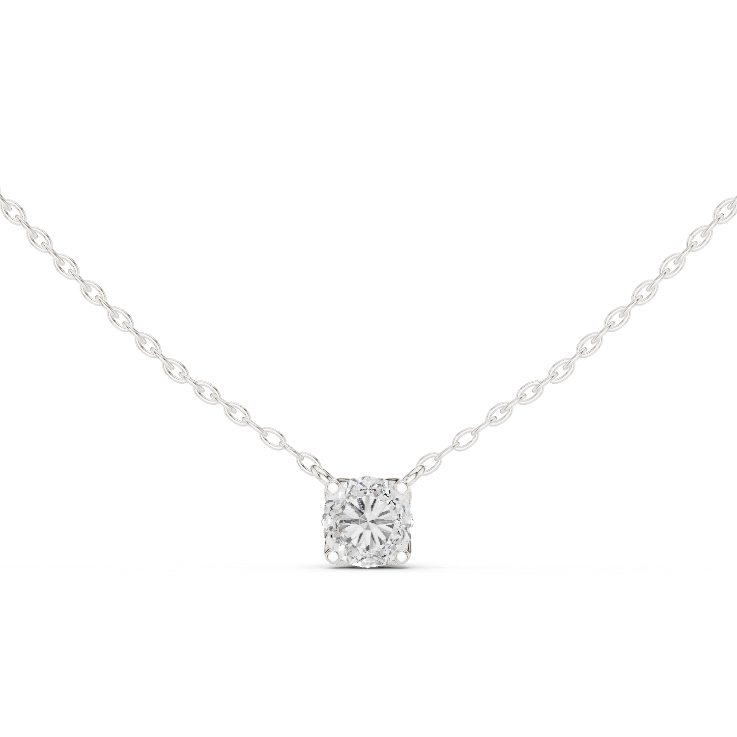 Pendant Featuring a Round Brilliant Diamond