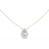 Teardrop Halo Diamond Pendant