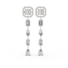 Radiant Grace Mixed-Cut Danglers
