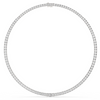 Brilliantly Crafted Diamond Tennis Necklace
