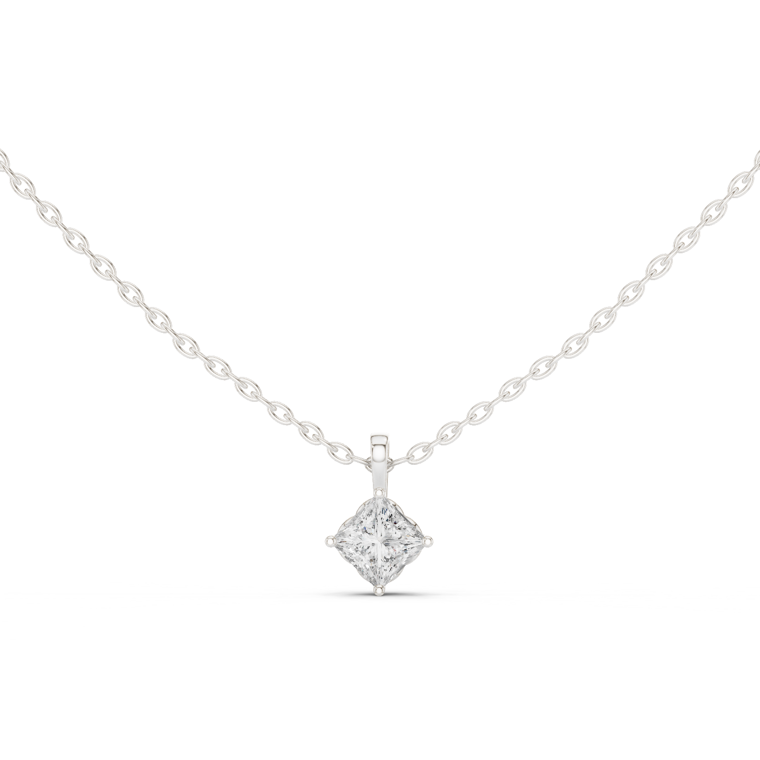 Timeless Solitaire Diamond Pendant