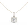 Dazzling Round Diamond Pendant