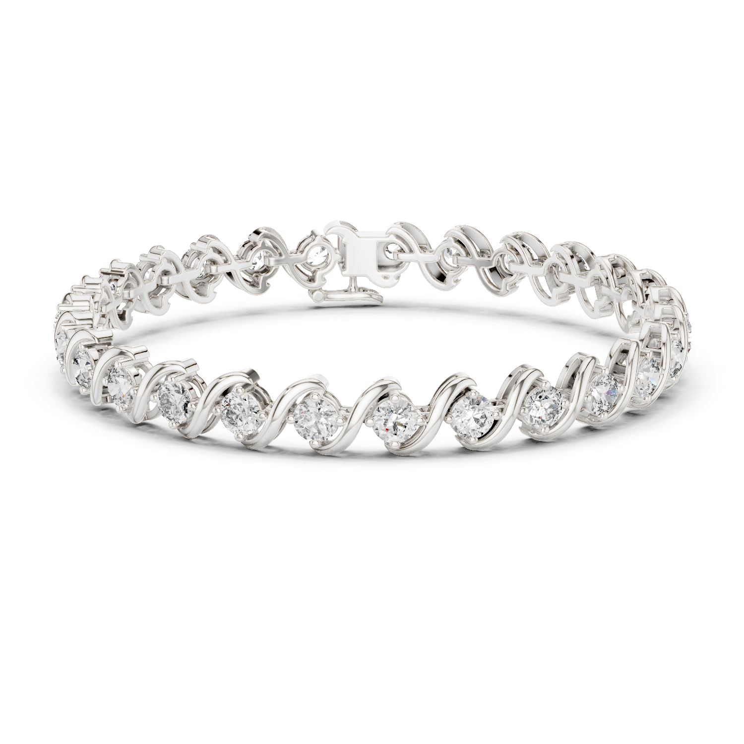 Waves of Brilliance Bracelet