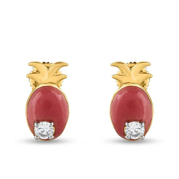 Tropical Glamour Gems Ear Pins