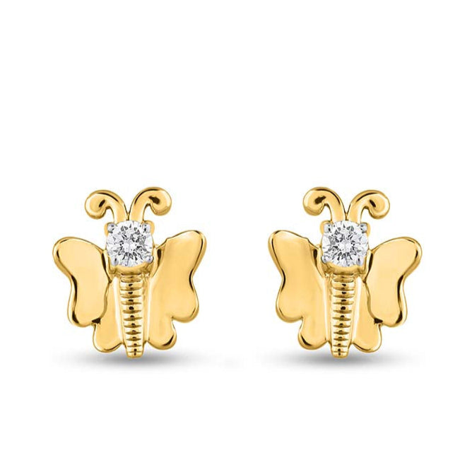 Ethereal Butterfly Sparkle Ear Studs