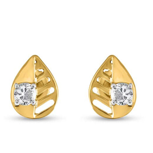 Luminous Leaf Ear Studs