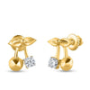 cherry-blossom-earpins-yellow
