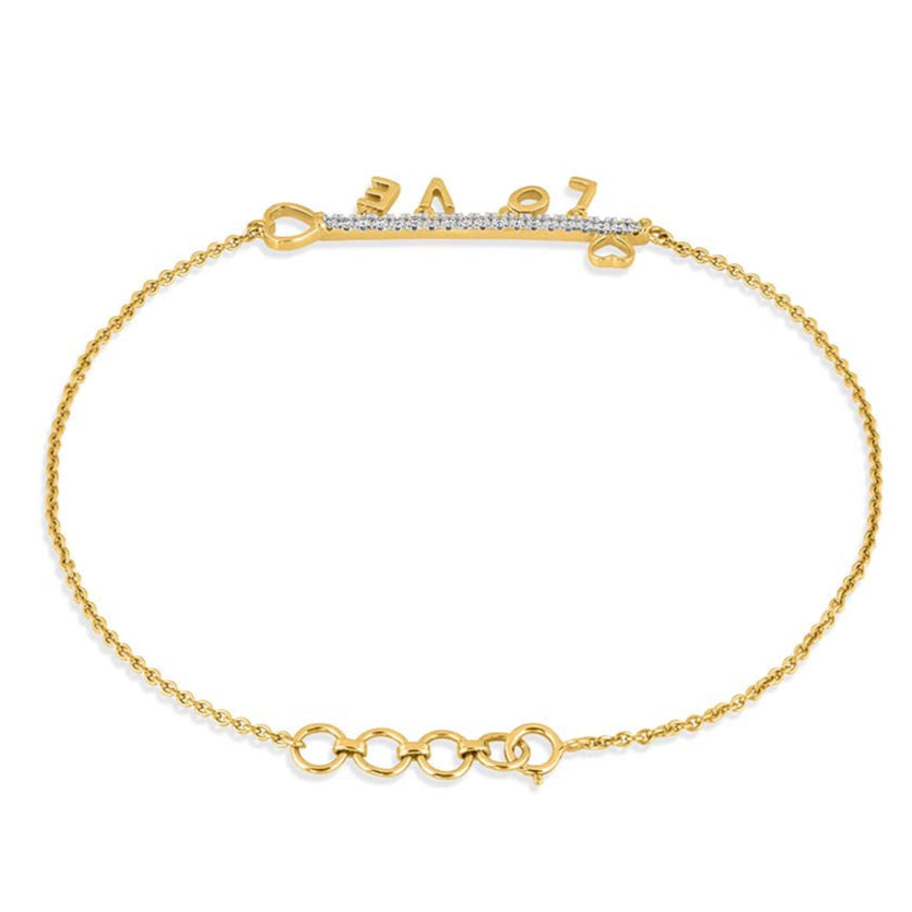 LOVE Adorned Bracelet
