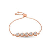 Sculpted Triangular Symphony Bracelet