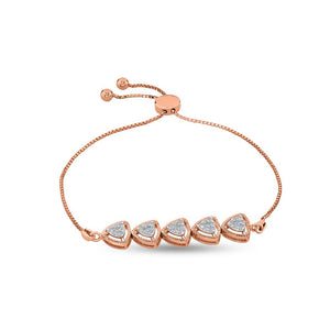 Sculpted Triangular Symphony Bracelet
