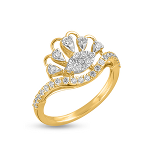 Golden Goddess Diamond Ring