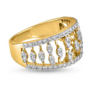 Spinel Sparkle Diamond Ring