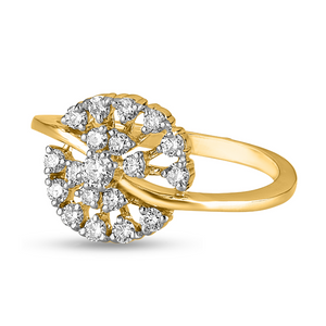 Kunzite Kiss Diamond Ring