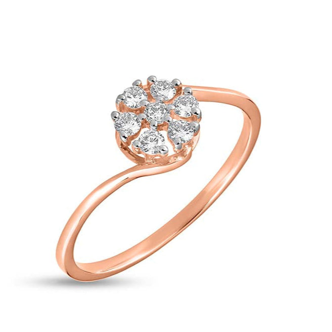 Iolite Illusion Diamond Ring