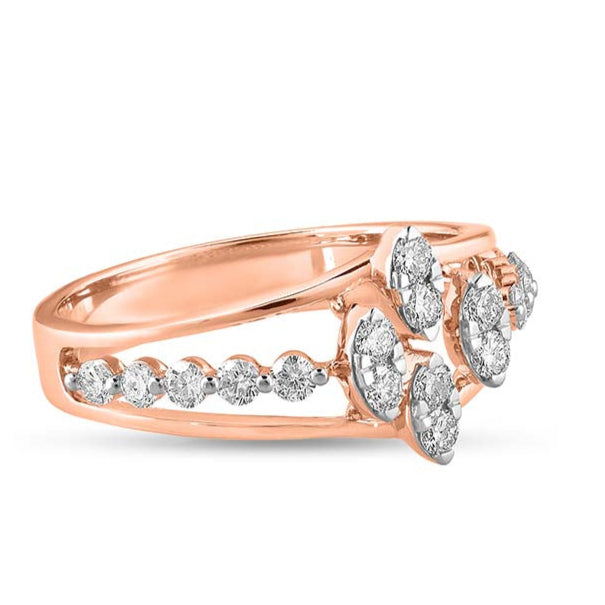 Twilight Twist Diamond Ring