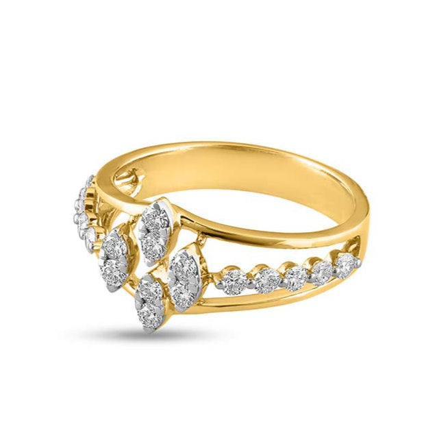 Twilight Twist Diamond Ring