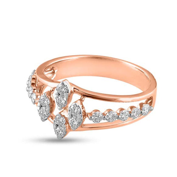 Twilight Twist Diamond Ring