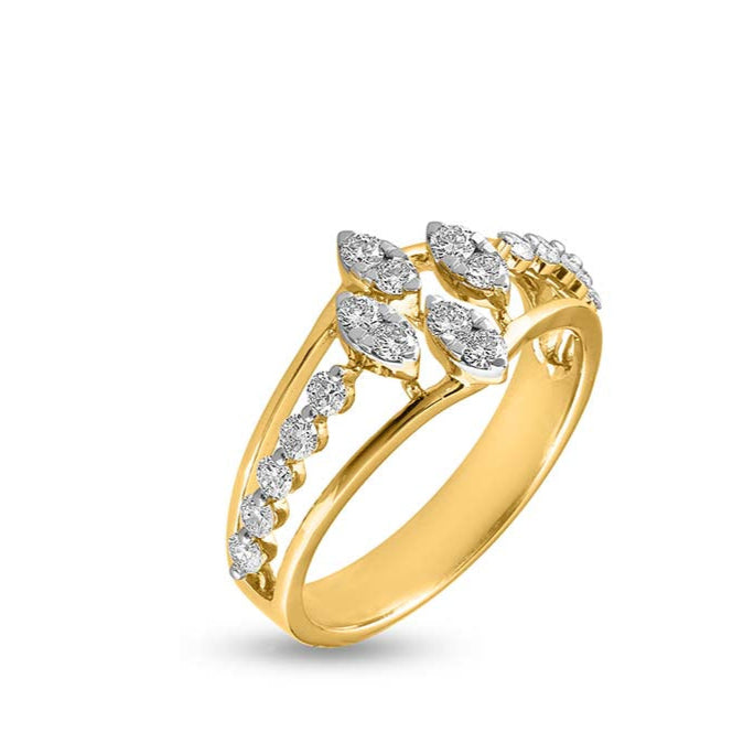 Twilight Twist Diamond Ring