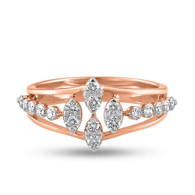 Twilight Twist Diamond Ring