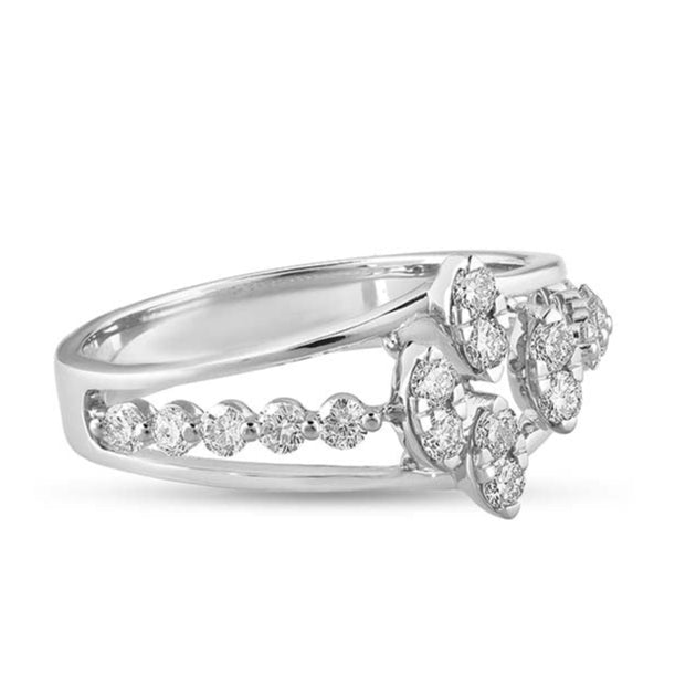 Twilight Twist Diamond Ring