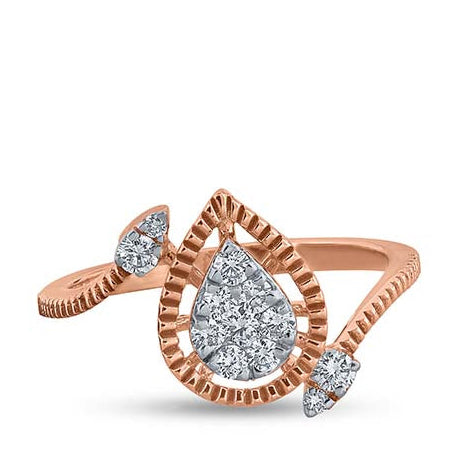 Ethereal Droplet Sparkle Ring