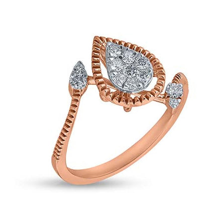 Ethereal Droplet Sparkle Ring