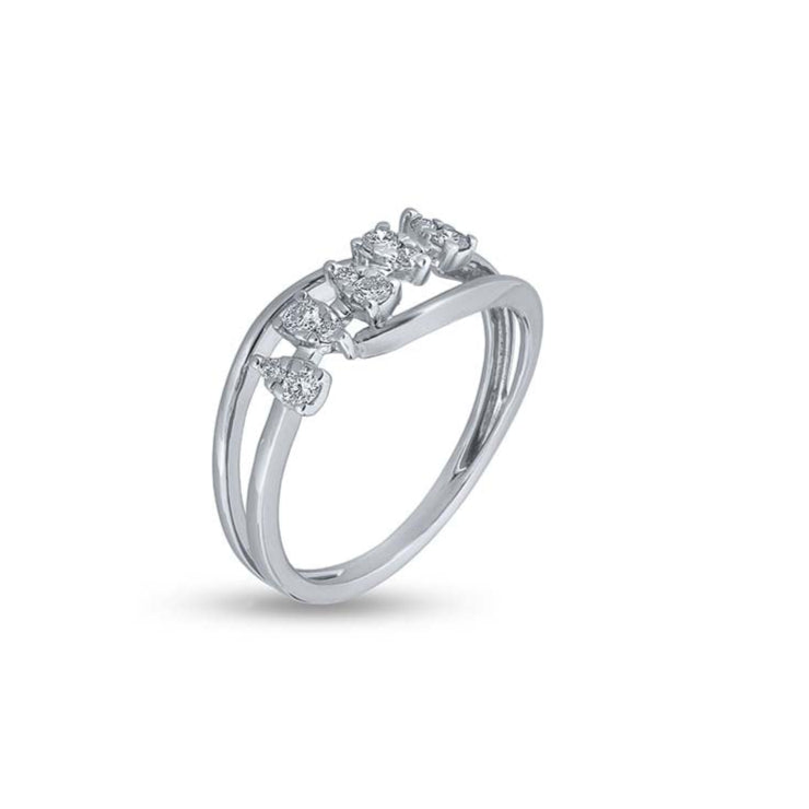 Pristine Geometric Harmony Ring