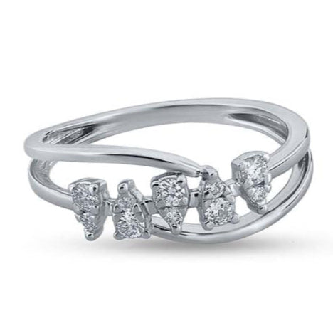 Pristine Geometric Harmony Ring
