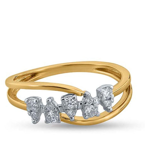 Pristine Geometric Harmony Ring