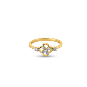 Quad Bloom Elegance Ring