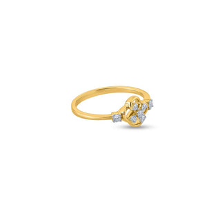 Quad Bloom Elegance Ring