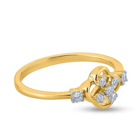 Quad Bloom Elegance Ring