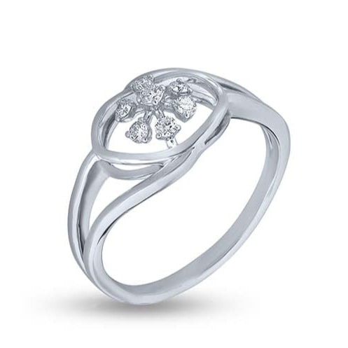 Floral Halo Brilliance Ring