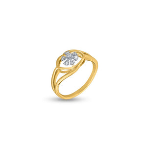 Floral Halo Brilliance Ring