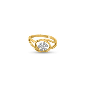 Floral Halo Brilliance Ring
