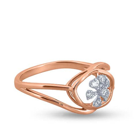 Floral Halo Brilliance Ring