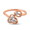 Leafy Duo Radiance Ring